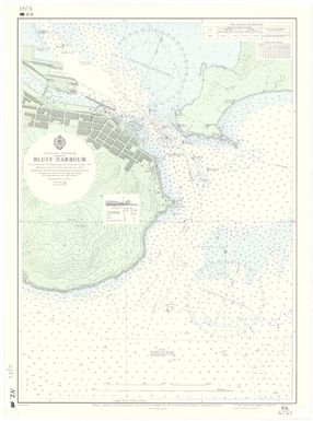 [New Zealand hydrographic charts]: New Zealand - South Island. Bluff Harbour. (Sheet 6721)