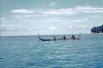 Bonito canoe at sea