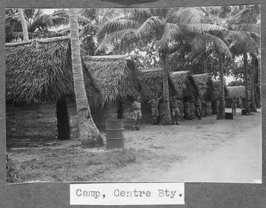Camp for members of the Tonga Defence Force of 2nd NZEF, in Tonga