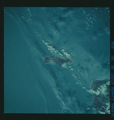 S37-92-036 - STS-037 - Infrared Earth observations taken from OV-104 during STS-37 mission