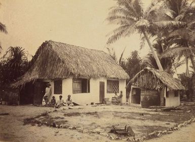 Trader's house Funafuti. From the album: Views in the Pacific Islands