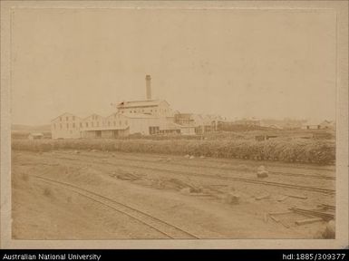 Lautoka Mill showing cane on siding line