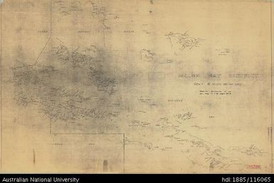 Papua New Guinea, Milne Bay District, 1955, 1:506 880