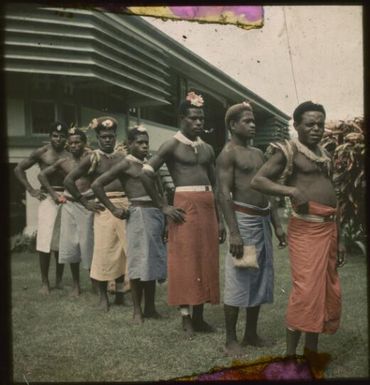 Chinnery house staff, Malaguna Road, Rabaul, New Guinea, ca. 1935 / Sarah Chinnery