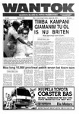 Wantok Niuspepa--Issue No. 0999 (August 26, 1993)