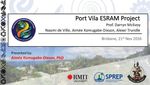 Port Vila ESRAM Project (Powerpoint presentation)