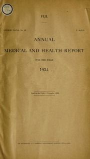 Annual medical and health report