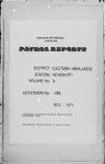 Patrol Reports. Eastern Highlands District, Henganofi, 1970 - 1971