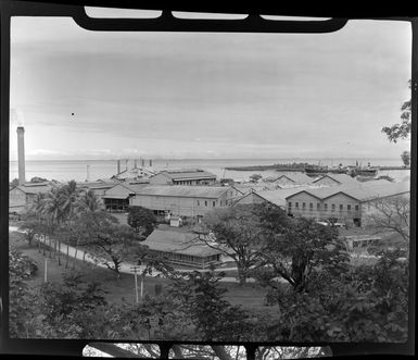 Exterior of sugar mill, Lautoka, Fiji