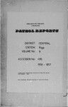 Patrol Reports. Central District, Rigo, 1956-1957