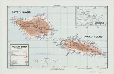 Western Samoa / compiled by JIB (NZ) and drawn by the Department of Lands & Survey