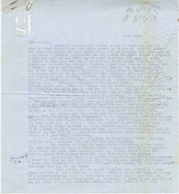 Letter from Gertrude Sanford Legendre, June 22, 1943