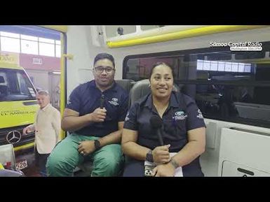 Afioga ‘iā Leulua’iali’i Eseta Tauma’oe & Isaac Isa’ako! 🌺 Wellington Free Ambulance
