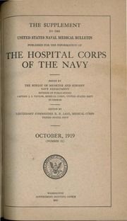 Hospital Corps Quarterly 11, October 1919