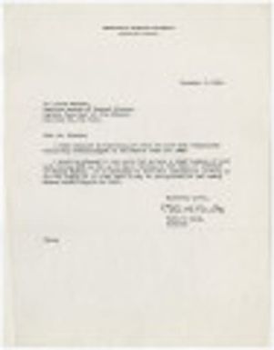 Letter from Peter H. Buck to Clark Wissler