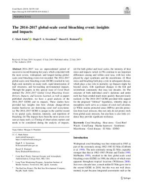 The 2014-2017 global scale coral bleaching event: insights and impacts