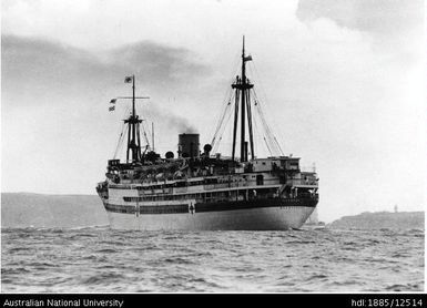 TSMV Manunda as a hospital ship