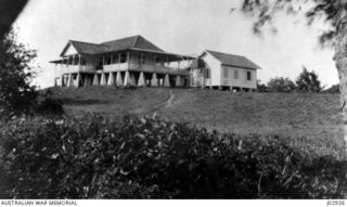 "SOLDIERS" BUNGALOW, KAVIENG (FORMERLY KAWIENG), NEW IRELAND, NEW GUINEA. (DONATED BY MR. F.O. CUTLER.)