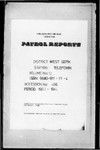 Patrol Reports. West Sepik District, Telefomin, 1963 - 1964