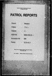 Patrol Reports. Western District, Daru, 1926 - 1937