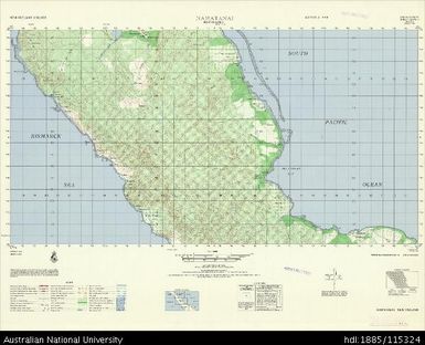 Papua New Guinea, New Ireland, Namatanai, Series: AMS T795, Sheet 6246 I, 1966, 1:50 000