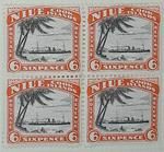 Stamps: Niue and Cook Islands Six Pence