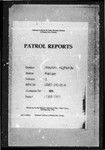 Patrol Reports. Western Highlands District, Kandep, 1968 - 1969