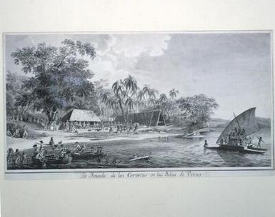The corvettes in the islands of Vavao, [1789-1792]