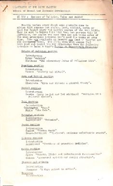 SE223 Systems of religion, belief and value. Lecture notes