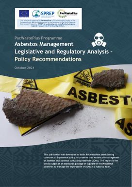 Asbestos Management Legislative and Regulatory Analysis - Policy Recommendations