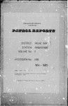 Patrol Reports. Milne Bay District, Rabaraba, 1964 - 1965