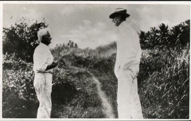 Sir Hubert Murray and Billy Lamont of Port Moresby