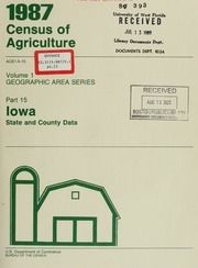 1987 census of agriculture, pt.15- Iowa