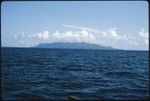 Island from sea, appears to be the island of Savo