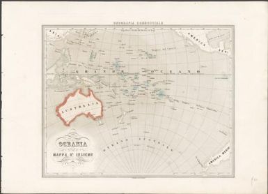 Oceania mappa d'Insieme