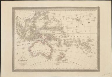 Carte de l'Oceanie / par L. Vivien, geographe et gravee par Giraldon-Bovinet