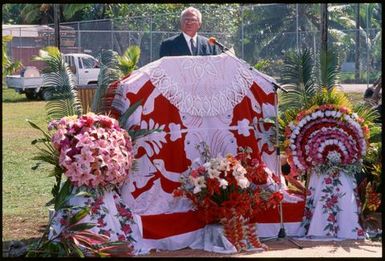 Constitution Day ceremony, Rarotonga, Cook Islands