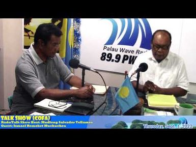 Talk Show Sep 1, 2022 COFA Ismael Remoket Muchucheu