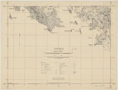 New Guinea 1:25,000 series (Tupuselei)