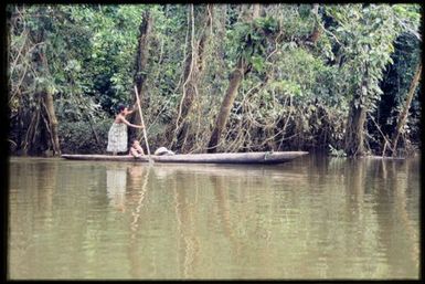 Boat on river