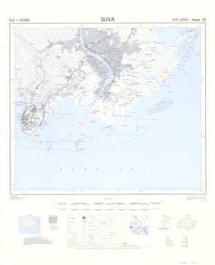 Fiji 1:50,000: Suva (Sheet Viti Levu 20)