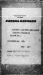 Patrol Reports. Eastern Highlands District, Marawaka, 1972 - 1973