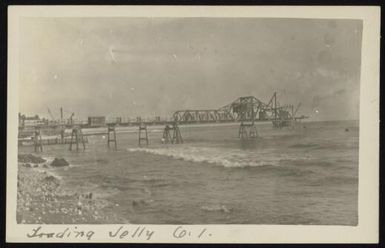 Loading jetty, Ocean Island, Kiribati, 1920-1929