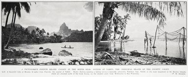 A picturesque French Island Colony in the South Seas: scenes at Tahiti, the principal island of the Society Group