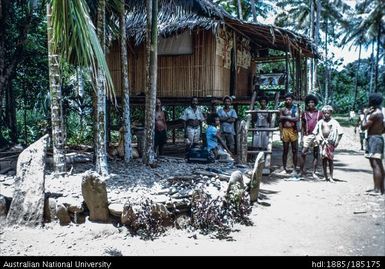 People of Gui gathered at the village trade store to record their susu/clan histories