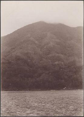 The landing rock on the shore of Merelava, Banks Islands, 1906 / J.W. Beattie