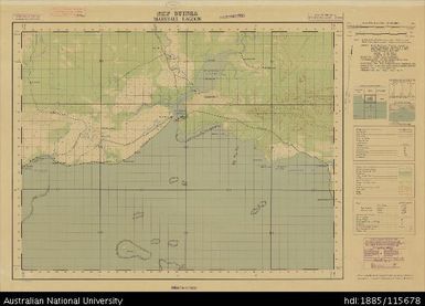 Papua New Guinea, Southern New Guinea, Marshall Lagoon, 1 Inch series, Sheet 1272, 1943, 1:63 360