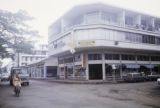 French Polynesia, street scene in Papeete shopping district