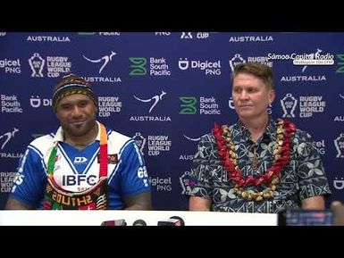 TOA SĀMOA Post Match Press Conference v Papua New Guinea (RLWC2026)