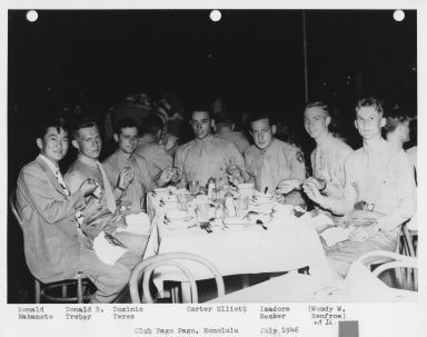 Military personnel at Club Pago Pago